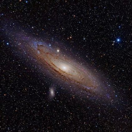 Galaktyka Andromedy - perła jesiennego nieba