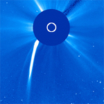 Kometa przeżywa bliskie spotkanie ze Słońcem
