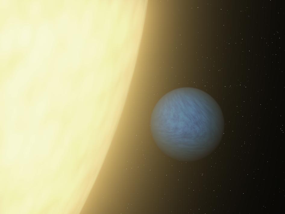 Spitzer ujrzał swiatło odbite przez planetę pozasłoneczną